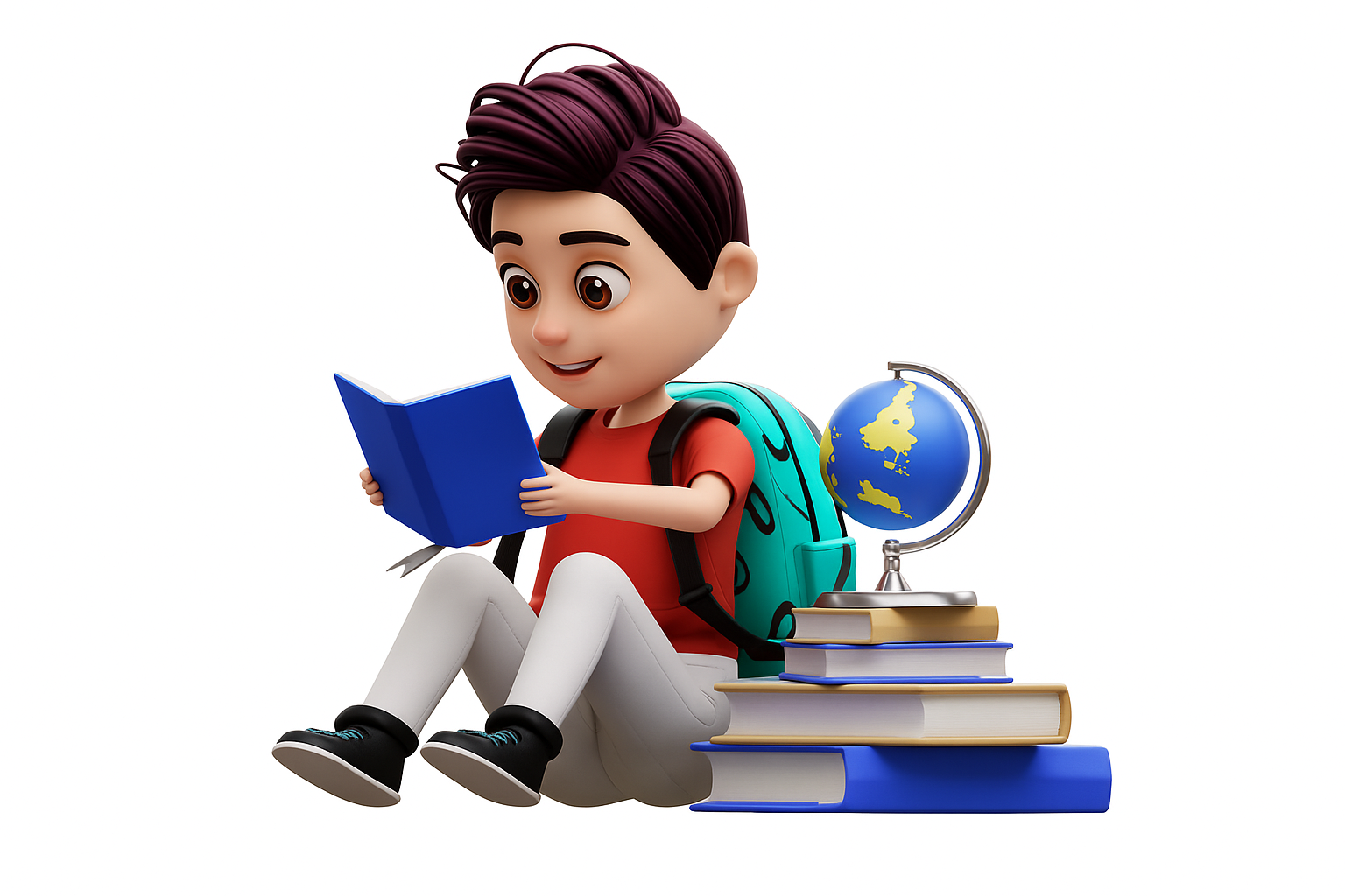 Digital Marketing Course for Students in Greater Noida | LeLogix Student reading a book representing digital marketing training for students at LeLogix Institute in Greater Noida.